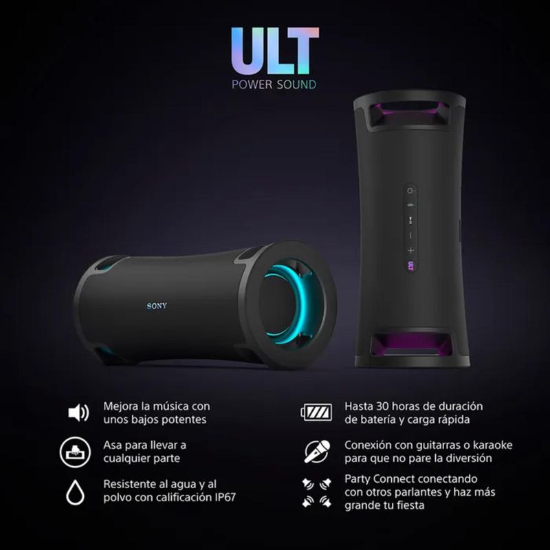 Sony-Parlante-Inalambrico-Bluetooth-ULT70-Negro