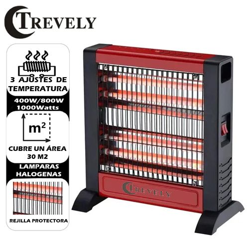 Calefactor Eléctrico de Cuarzo Trevely TCH-011 1000W