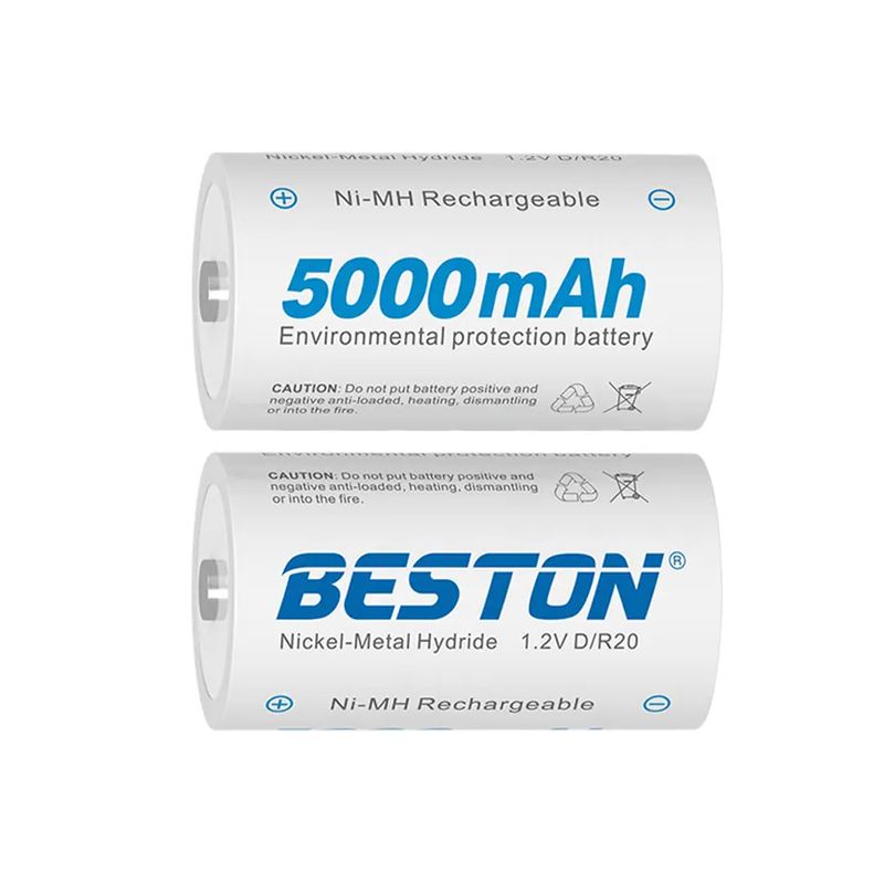 2-Baterias-de-NIMH-recargable-Tipo-D-pilas-12V-5000mAh-BESTON-Ni-MH