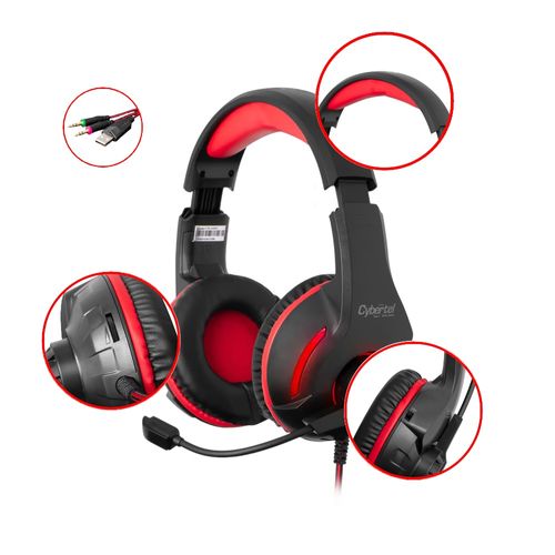Auricular Gamer LED CMICRO CYBERTEL EXPLORER HG507