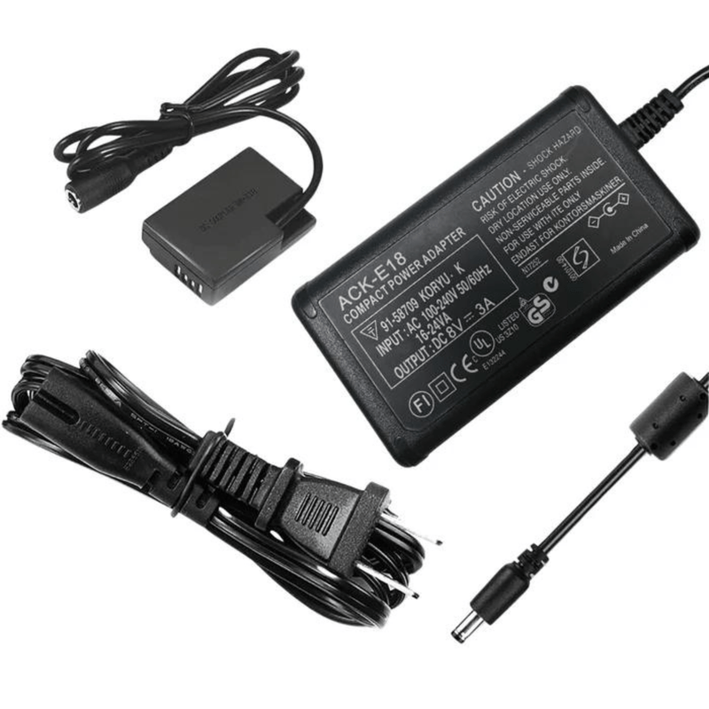 Adaptador-de-Corriente-y-Bateria-Dummy-para-ACK-E18-para-bateria-E17