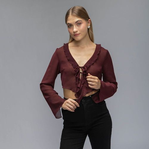 Blusa Mujer Hypnotic Manga Larga Rulo
