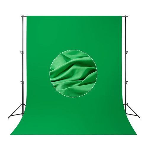 FONDO S/M TELA MUSELINA 3X6 VERDE CHROMA