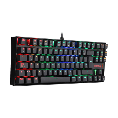 TECLADO GAMER REDRAGON KUMARA K552 TKL RGB NEGRO SWITCH AZUL