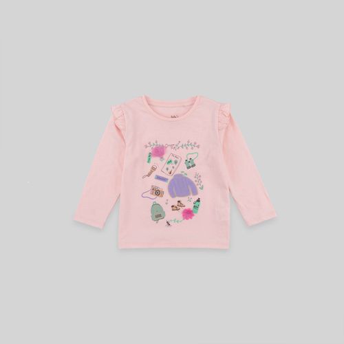 Polo Para Bebe Niña Baby Circus Apli Print