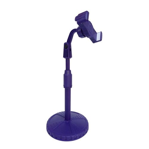 Porta Celular de Mesa Expandible Ajustable Morado