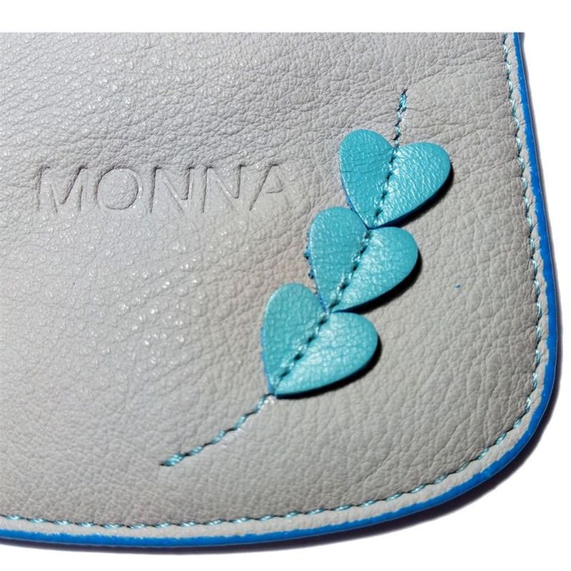 Monedero-de-Cuero-Mujer-Plomo-con-Corazones-Turquesa-