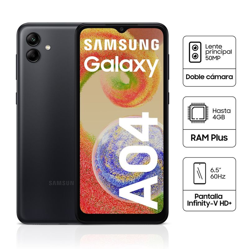 CELULAR-SAMSUNG-GALAXY-A04-65--4GB-64GB-50MP---2MP-NEGRO-con-5000-mAh