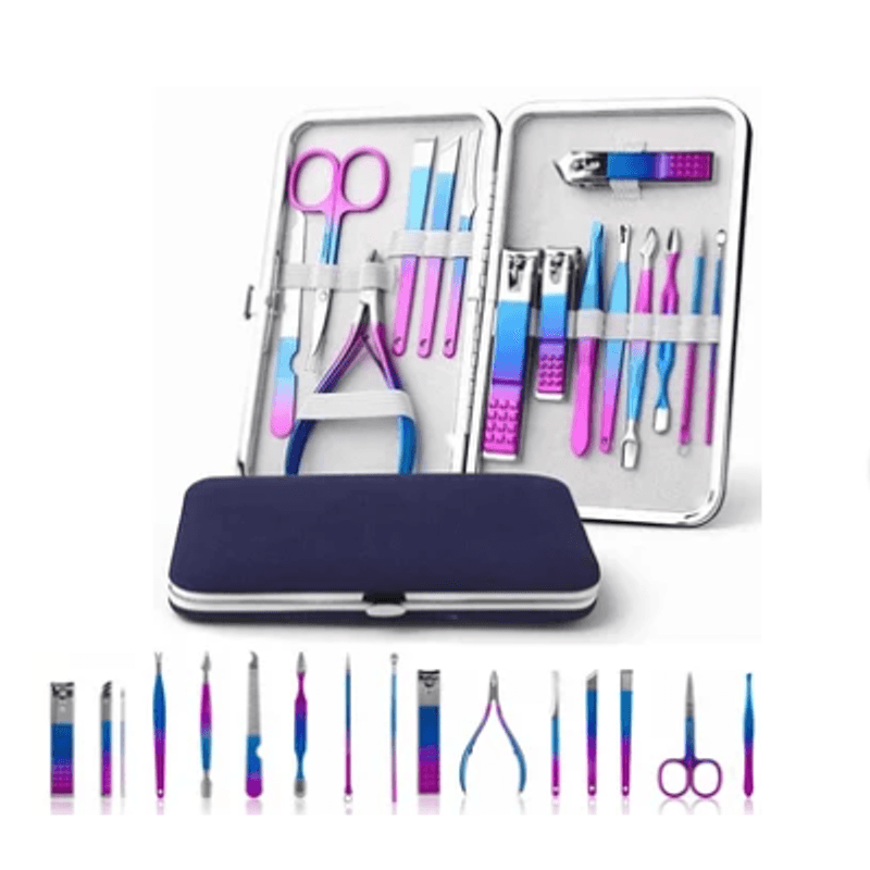 Set-Manicure-Pedicura-Acero-Inoxidable-cortauñas15-Piezas