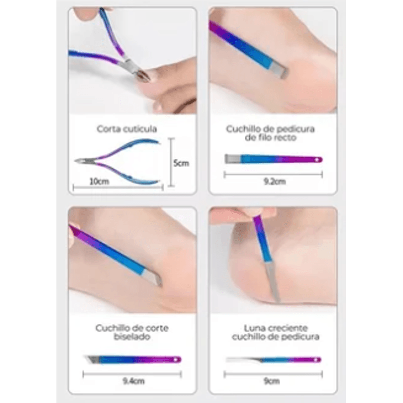 Set-Manicure-Pedicura-Acero-Inoxidable-cortauñas15-Piezas