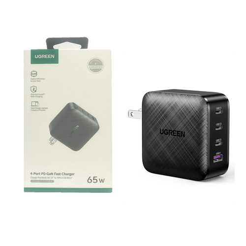 Cargador de 4 Puertos Ugreen Original 65W