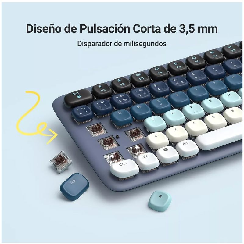 Kit-teclado-y-Mouse-inalambrico-UGREEN-bluetooth-50-24Hz-español