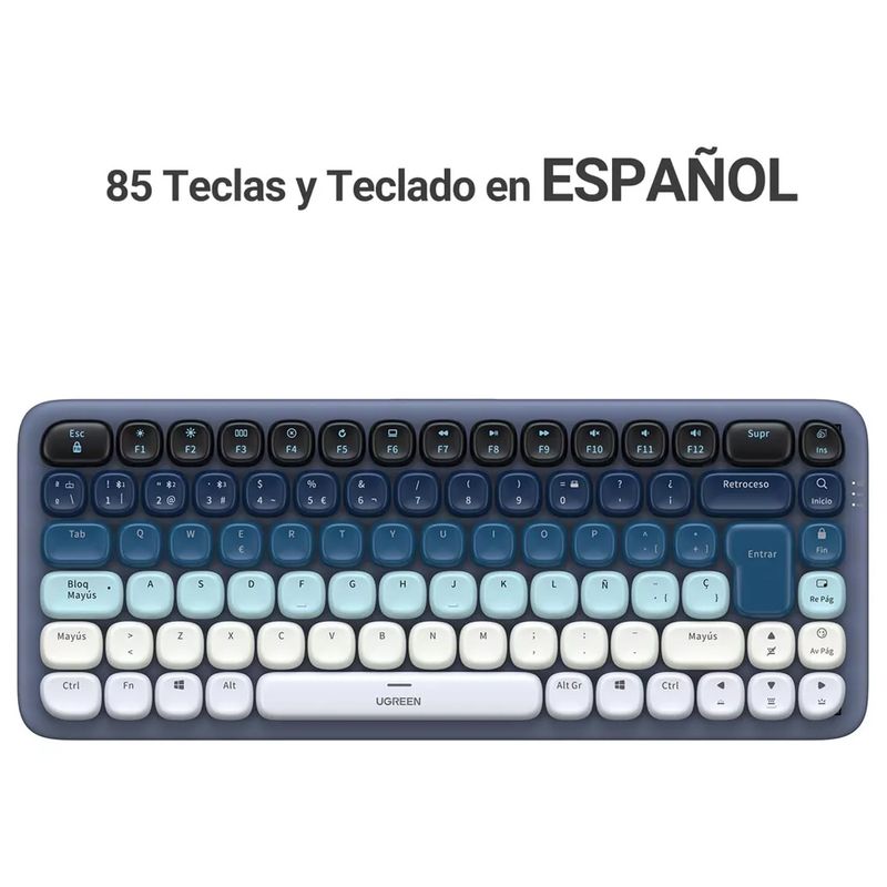 Kit-teclado-y-Mouse-inalambrico-UGREEN-bluetooth-50-24Hz-español