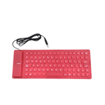 Teclado-Flexible-Siliconado-WB-86-impermeable-contra-polvo-USB---ROJO