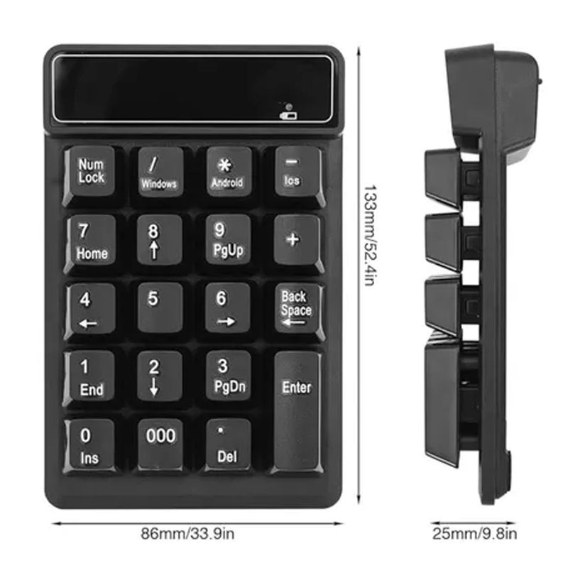 Teclado-Numerico-inalambrico-19-Teclas-24G-portatil