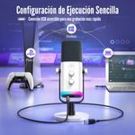Fifine---Microfono-Ampligame-AM8-RGB-USB-XLR-Dynamic---Blanco