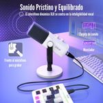 Fifine---Microfono-Ampligame-AM8-RGB-USB-XLR-Dynamic---Blanco