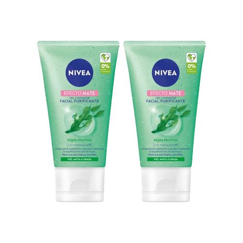 gel Limpi Facial Algas Marinas Piel Mixta A grasa nivea x 150ml 2Uni