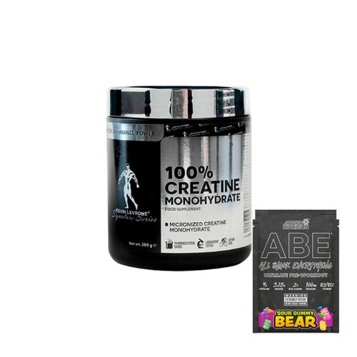 Creatina Monohidratada Kevin Levrone 300gr + Sobre ABE Sour