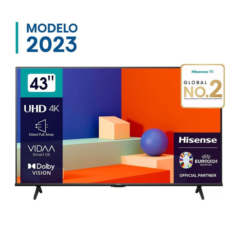 Televisor-Hisense-43--LED-Smart-UHD-4K-VIDAA-43A6K-2023
