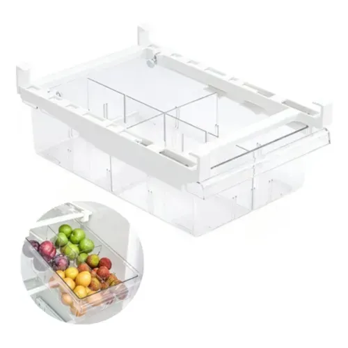 BANDEJA RETRACTIL DE REFRIGERADOR CON DIVISIONES