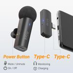 Fifine---Microfono-Lavalier-M6-Wireless-Type-C-Omnidireccional