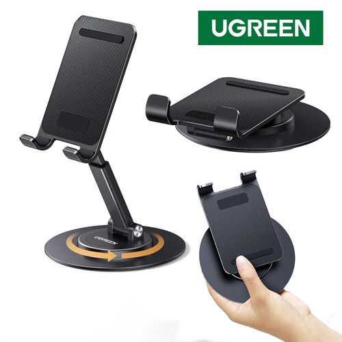 Soporte de Mesa para Celular Tablet UGREEN aluminio 360 grados