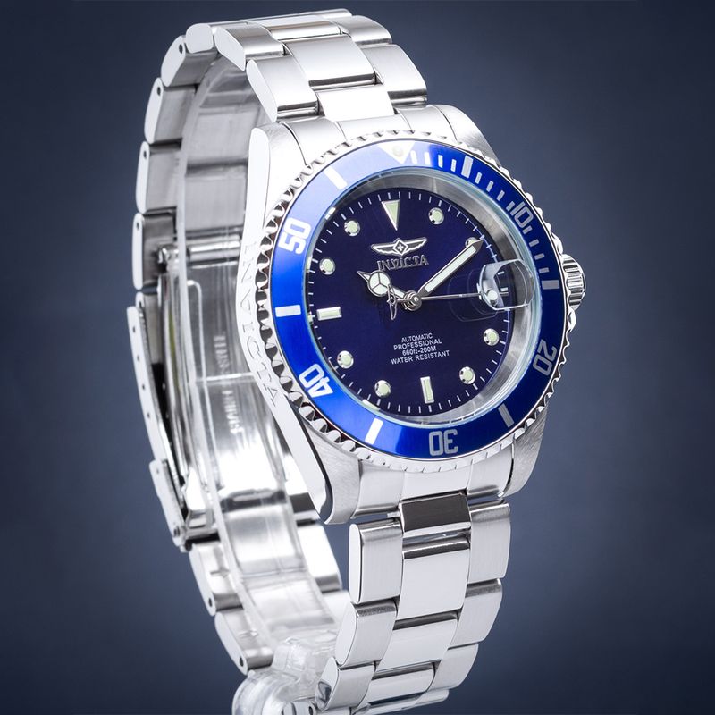 Reloj-Invicta-Pro-Diver-9094OB-Automatico-Fecha-Acero-Inoxidable-Plateado-Azul