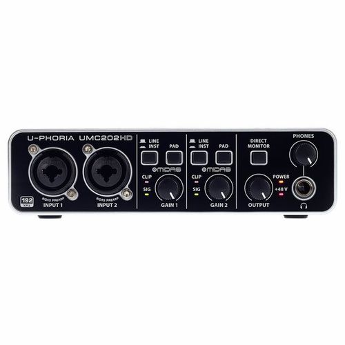 Interfaz Audio Behringer U-phoria Umc202hd