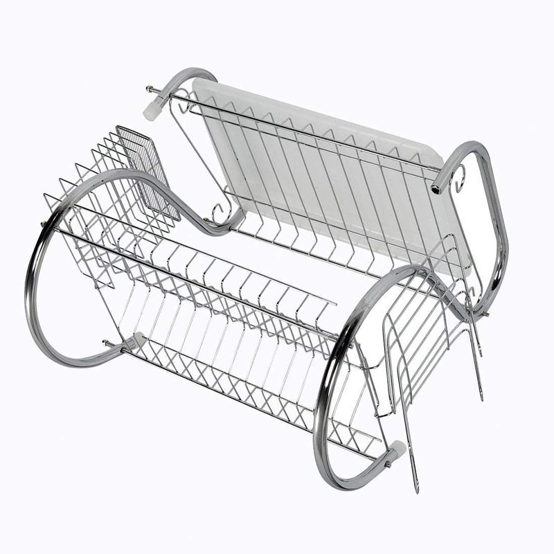 Escurridor-de-platos-rack-de-cocina-2-niveles-cromado