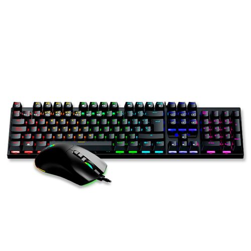 KIT ANTRYX GAMING TECLADO MECANICO + MOUSE GC-3100 BLACK RED SWITCH