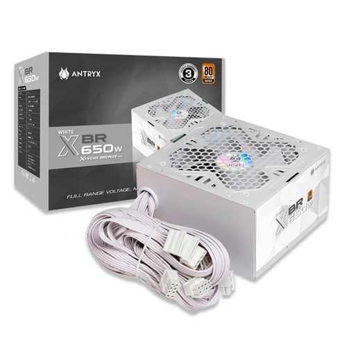 FUENTE DE PODER ANTRYX XBR-650 80 PLUS BRONZE 650W BLANCO