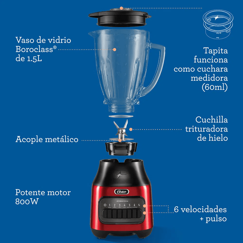 Licuadora-15L-de-6-Velocidadades-Oster-BLSTPEG-CPB-Rojo