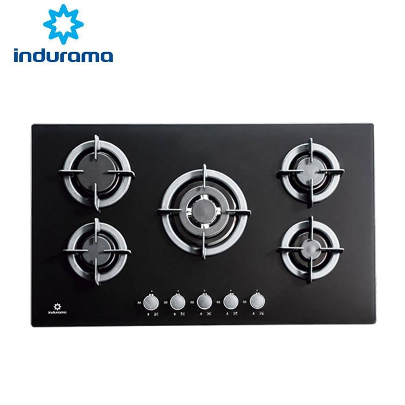 Encimera-Empotrable-Indurama-EGI-905VDNEG-5-hornillas---Negro