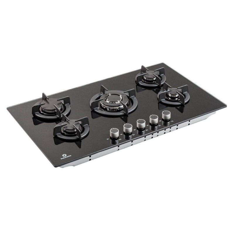 Encimera-Empotrable-Indurama-EGI-905VDNEG-5-hornillas---Negro