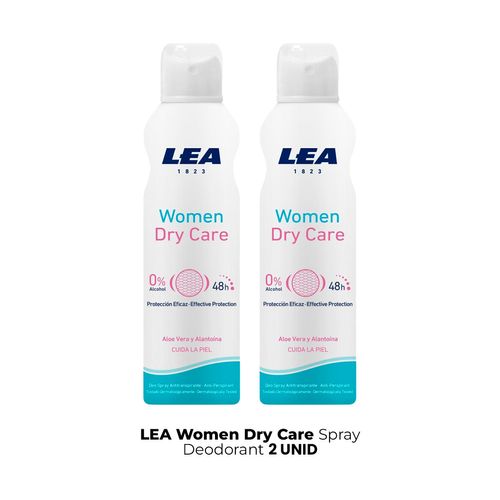 Lea Women Dry Carespray Deodorant 2 Unid