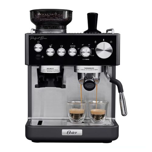 Cafetera Espresso Oster Perfect Brew BVSTEM7301 con Molinillo