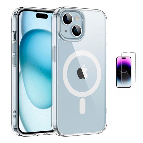 Case iPhone 15 Funda Baseus Crystal Magsafe Apple