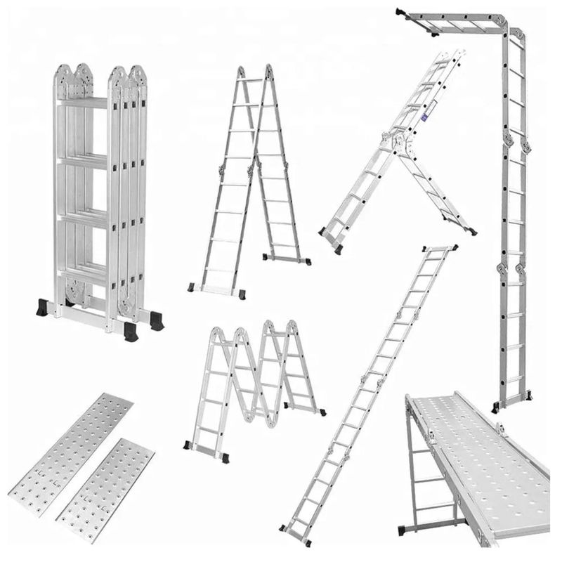 COMBO-Escalera-multiposicion-16-peldaños-AMOLADORA-850w-TALADRO-600W