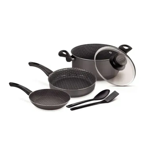 Juego de Batería de Cocina Tramontina Paris x6 – Aluminio Antiadherente (JYA)