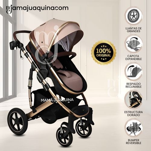 Coche Cuna Moisés de Lujo «TORETTO» Beige