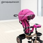 Triciclo-Guiador-Baby-Happy-«GOLDEN-SPEED»-Musical-Fucsia