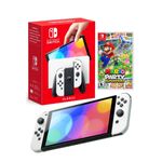Consola-Nintendo-Switch-Oled-Blanca---Mario-Party-Superstars