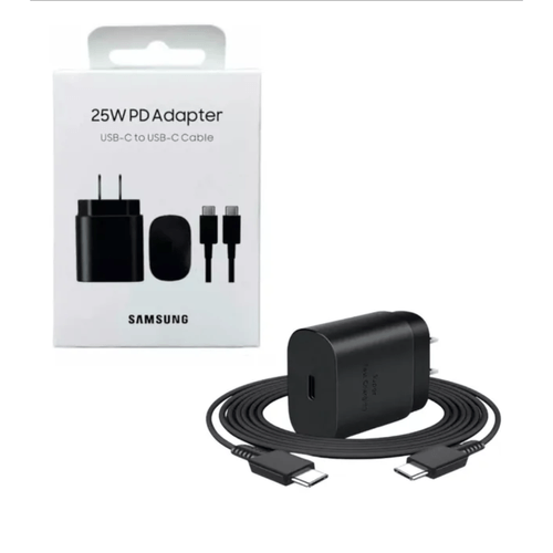 Samsung 25W Tipo C Negro De Pared Con Cable Original
