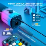 Microfono-Maono-PD100X-Dinamico-RGB-Streaming-USBXLR