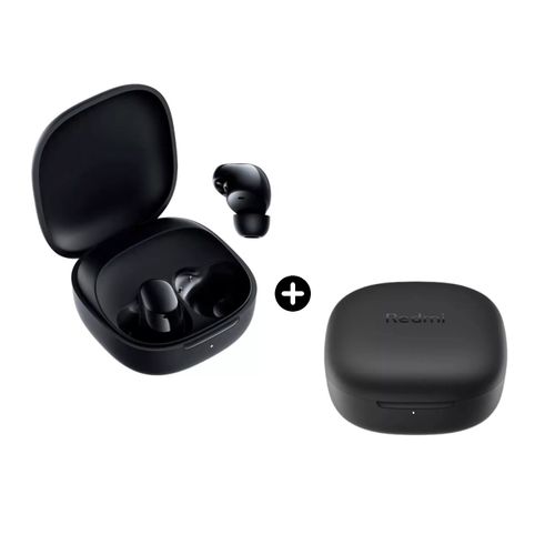 Pack X2 Audífonos Inalámbricos Xiaomi Redmi Buds 6 Play BT 5.4 Negro