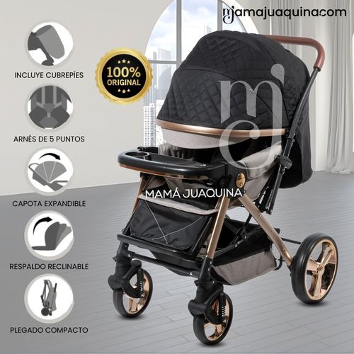 Coche Cuna De Lujo «ALÉN» Beige