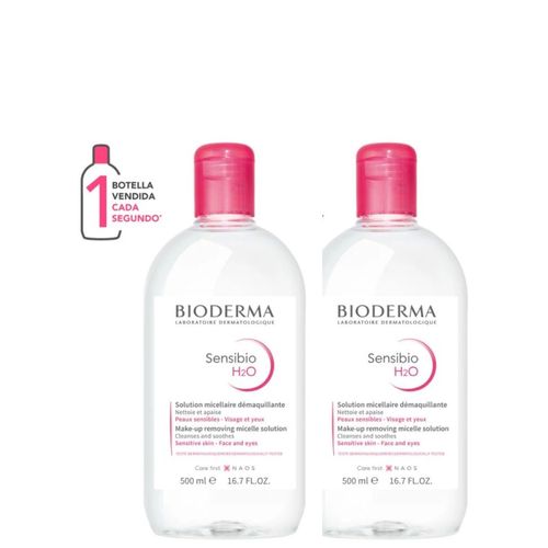 Duo Bioderma Sensibio H2O 500ml