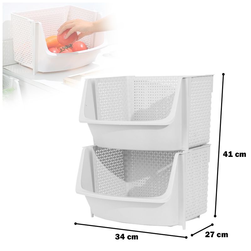 Caja-Organizador-Apilable-de-Almacenamiento-de-Cocina-U80-Blanco-X2