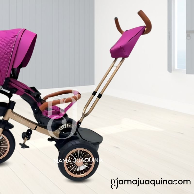 Triciclo-Guiador-«LUCIAN-II»-con-Bluetooth-Fucsia